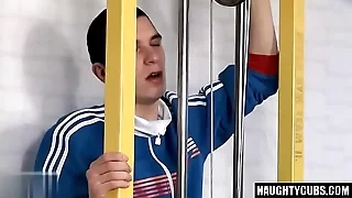 Big dig up gay anal mating supernumerary connected with cumshot